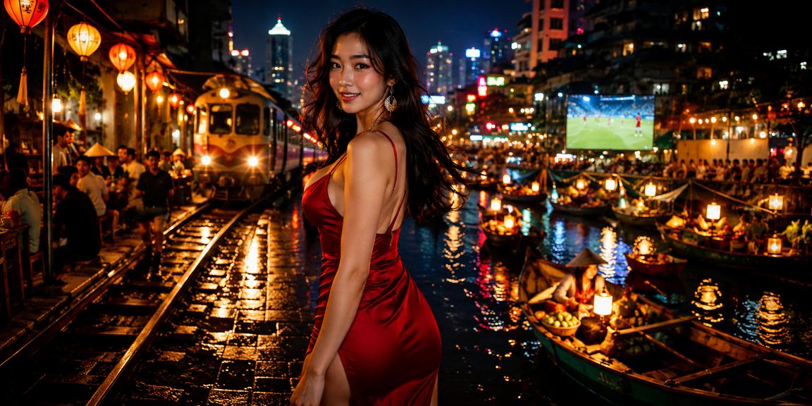Người chơi theo dõi kết quả cược tại chợ đêm Hà Nội qua điện thoại