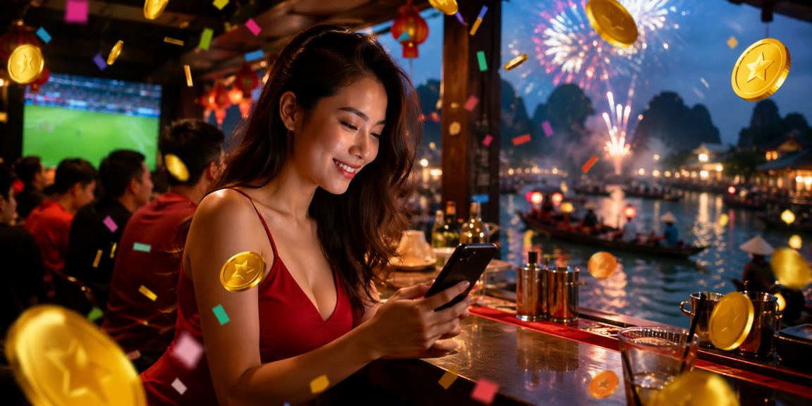 Người dân xem kết quả xổ số tại lễ hội Ninh Bình buổi chiều